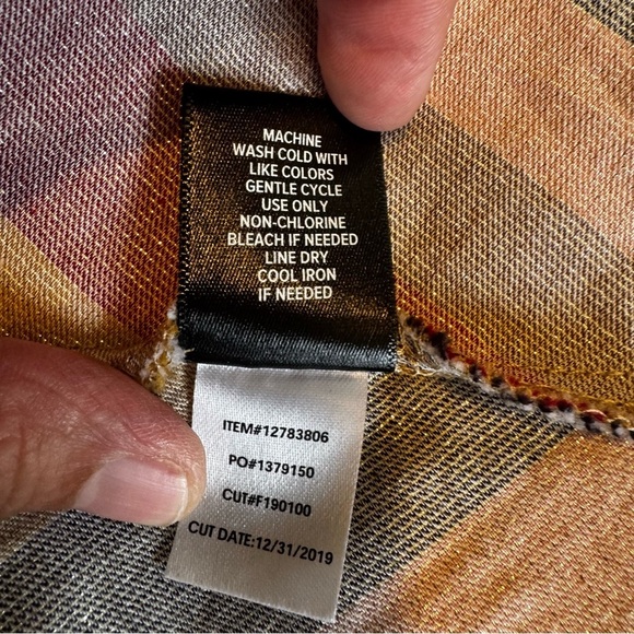 Torrid Chevron Plus / Stripe Multi Color Shine Lurex A Line Midi Skirt Size 2X - Picture 7 of 9